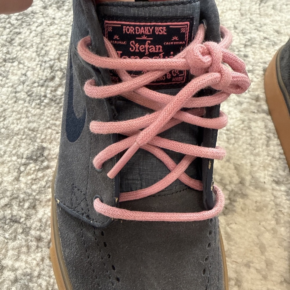 Nike SB Zoom Stefan Janoski Skate Shoes US 7 / 5Y Gray Pink ($192) Excellent - Picture 6 of 6